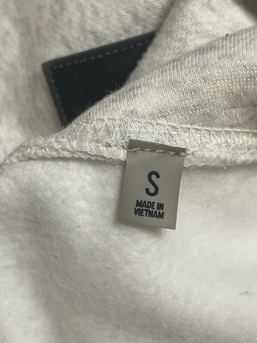 Essentials Fear of God Light Oatme Hoodie with Black Logo Unisex size Small - Picture 7 of 16